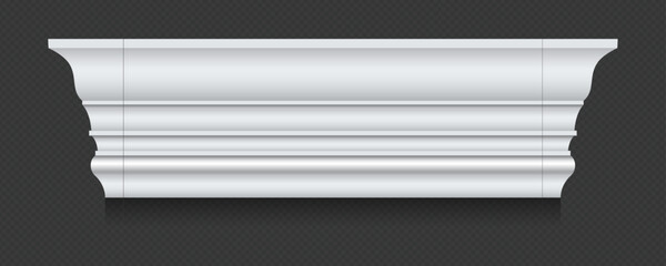 Classic Decorative Wall and Ceiling Molding Set – Elegant Crown Molding, Baseboard, and Architectural Trim Vector Collection © promaster