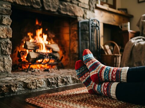 Embrace the cozy warmth of a crackling fireplace this black friday finding solace and relaxation amidst the holiday shopping frenzy and winter