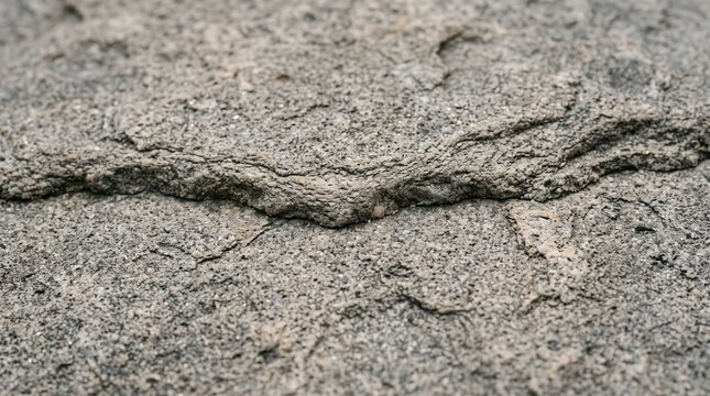 Natural volcanic rock texture, macro view of grey basalt stone surface, rough igneous rock background for architectural and geological design