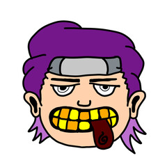 funny cartoon man © Ahmad