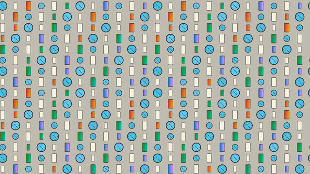 Pattern of Clocks and Smartphones