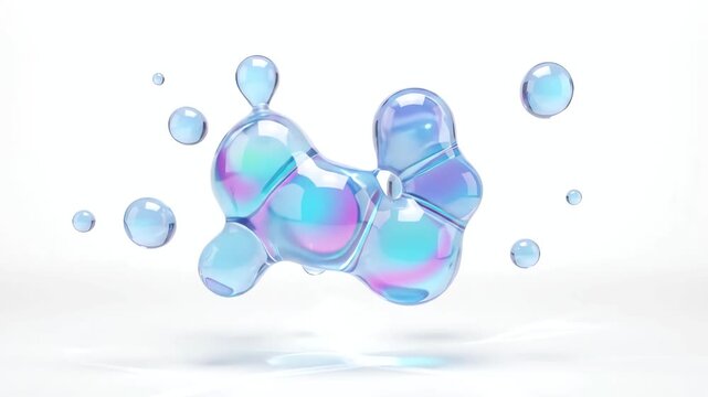 Liquid Bubbles Morphing