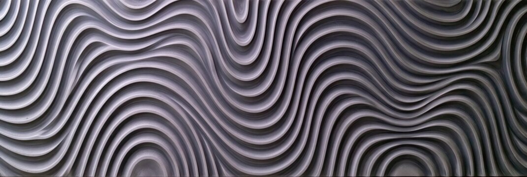 Abstract wavy relief pattern