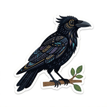 crow illustration 