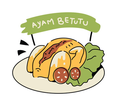 Ayam Betutu Dish Presentation