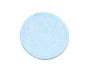 Sustainable skincare and zero waste lifestyle, reusable makeup remover pad for eco friendly facial cleansing routine isolated on a white background © Pixel-Shot