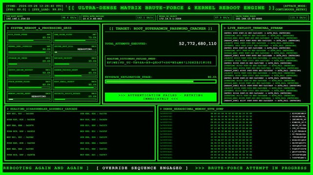 Ultra Dense Matrix Brute Force Kernel Reboot Engine.