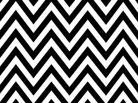 Black and white chevron pattern