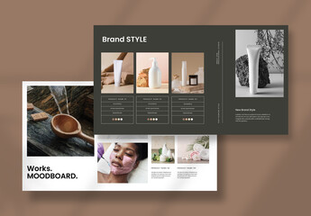 Beauty Spa Moodboard Layout