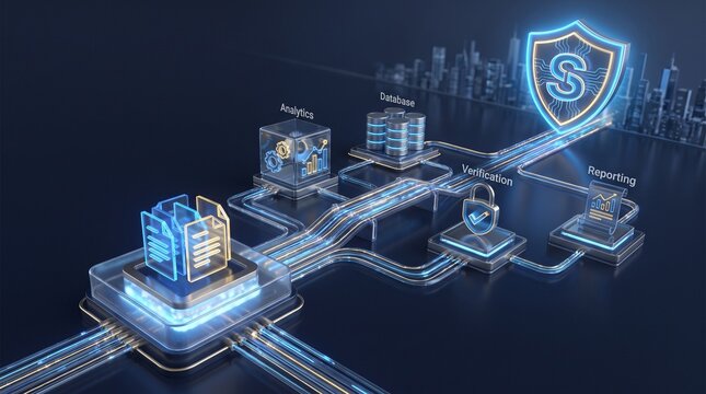 Secure Data Pipeline Connecting Analytics and Verification