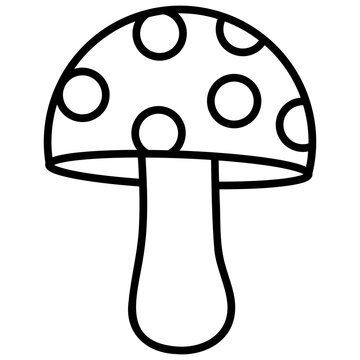 Mushroom Vector Icon