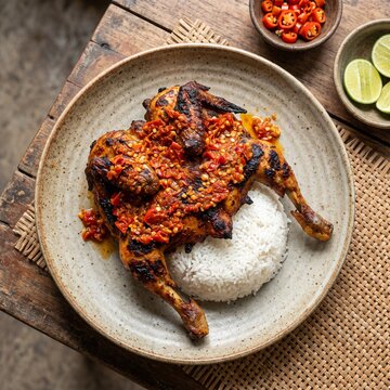 West Nusa Tenggara, Indonesia Ayam Taliwang &ndash; Traditional Spicy Grilled Chicken