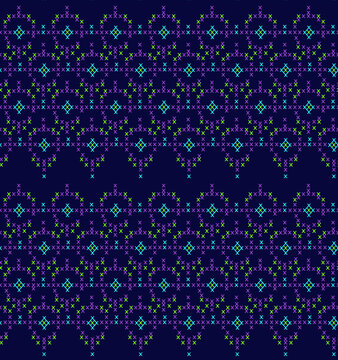 Digital Binary Code Data Flow in Neon Glow Cybersecurity Background