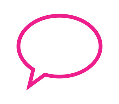Speech Bubble and Comic Talk Balloon Outline Collection, Hand Drawn Conversation, Dialogue and Communication Elements