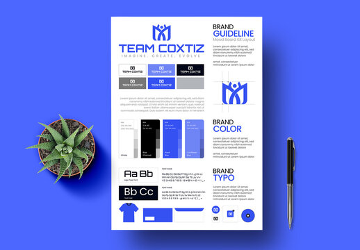 Brand Guideline Template Branding Kit