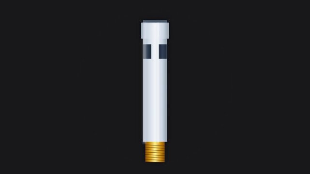 Machined Carbon Steel Diamond Core Bit Extension Rod with Brass Threads and Wrench Flats