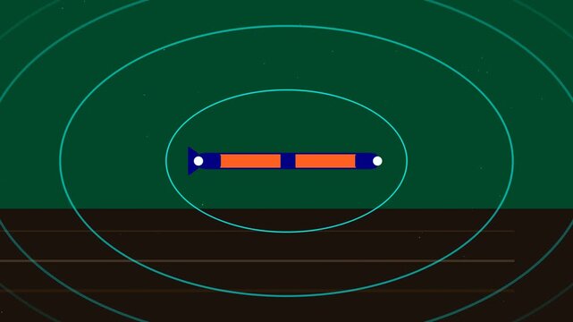 CSEM Deep-Towed Transmitter Dipole Electromagnetic Pulse Motion Graphic