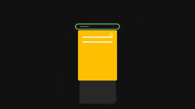 Enterprise Search Relevance Ranking Algorithm Motion Graphic with Document Reordering and Golden Manual Highlight