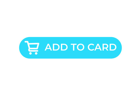 Add to cart button icon with shopping trolley symbol isolated on a clean transparent background