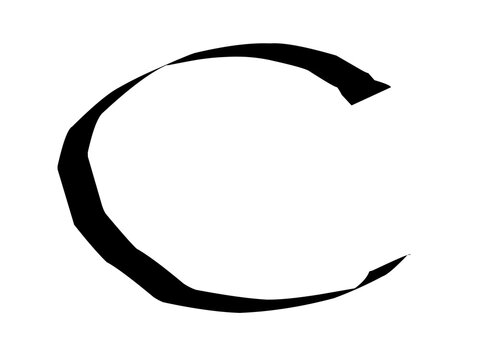 font text handwritten on white background