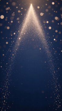 Midnight blue New Year phone background with gold sparkle burst