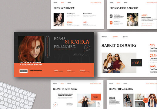 Brand Strategy Presentation Template Layout