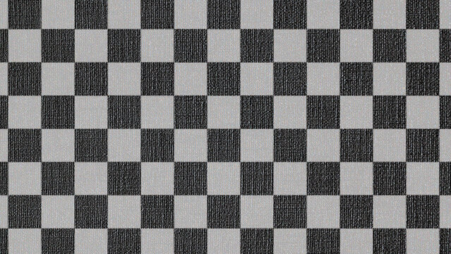 Retro grunge vintage old newspaper texture chequerboard pattern washed out black and white overprint poster halftone background