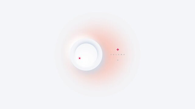 volume button circle motion video 