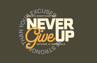 typography motivational quotes concept vector graphic tee streetwear  design templates © Spacelabs