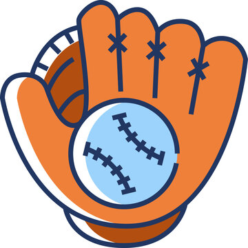 baseball glove icon