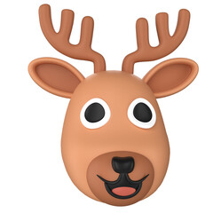 Obraz premium Deer 3D Illustrations