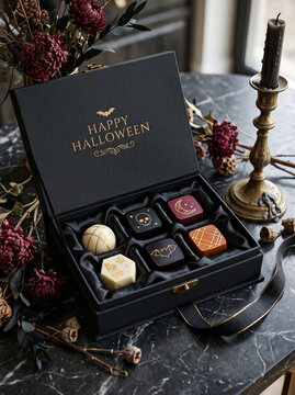 Halloween chocolate candy gift box 