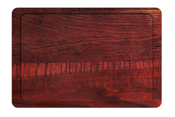 Blank red wooden board for Christmas greetings and designs. © vovan