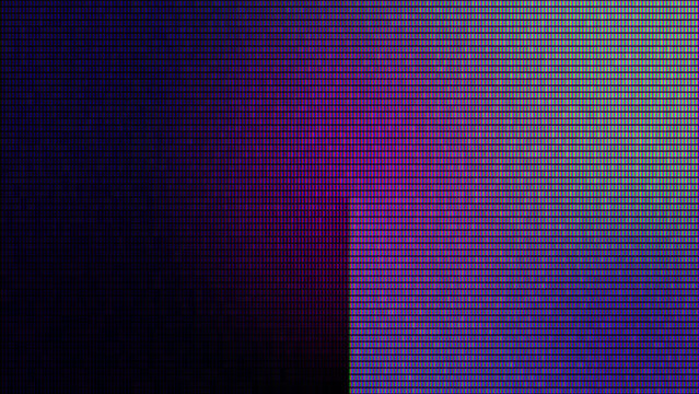 Futuristic Pink, Purple and Cyan LCD Display Material. Cutting-edge Neon Gradient Background. 
