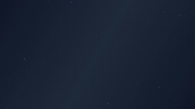 Deep blue night sky background featuring subtle floating particles and distant starlight effects.
