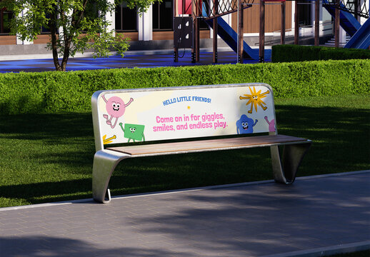 Public Chair Mockup