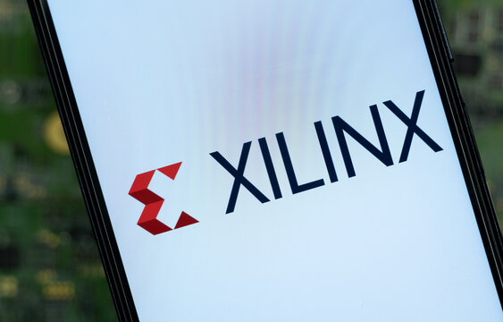 San Jose, United States - 24 September 2026: Close-up of Xilinx logo on a smartphone screen.