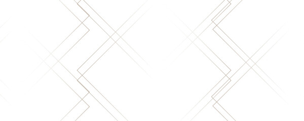 Obraz premium Abstract Geometric Overlapping Line Pattern in Golden and Grey Pastel Tones.