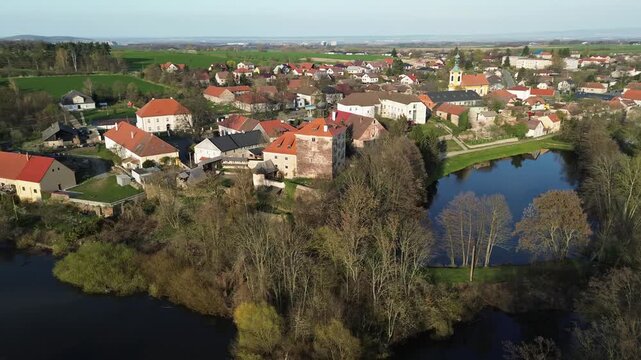 Male&scaron;ov medieval stronghold, the setting of the video game KCD: Deliverance 2