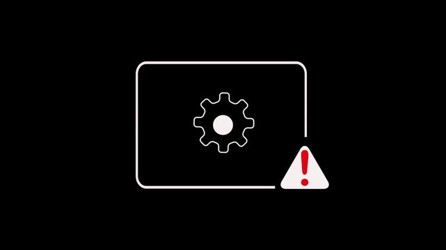 Business Document Warning and Error Icon