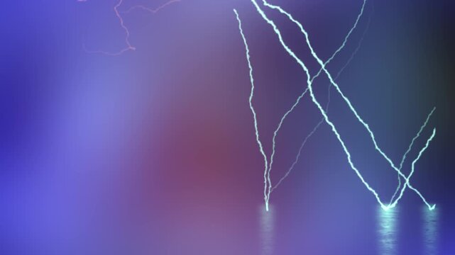 High voltage electricity conceptual abstract background 4K