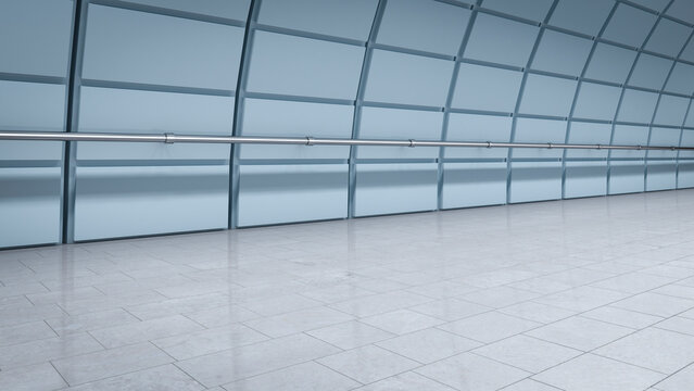Modern underground tunnel