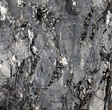 Black shiny anthracite coal mineral texture background