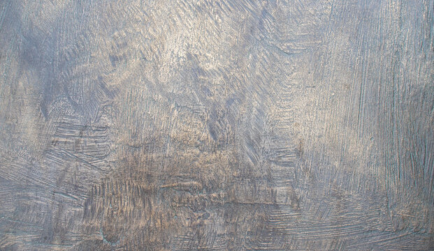 Abstract bronze metallic texture plaster background