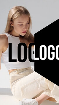Logo Shape Transition Square Left VERTICAL &ndash; Dynamic Square Logo Reveals, Geometric Wipes and Creative Shape Transition Effects for Promos, Openers and Modern Motion Graphics