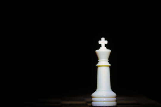 black chess king