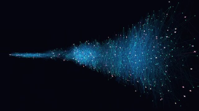 Decentralized data lattice neural network seamless loop background
