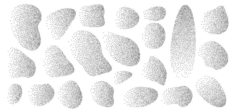 Abstract organic shapes, liquid vector forms