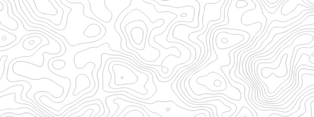 seamless space white and black location wave outline topography map diagram. paper counter map. vector hiking landscape geometric grid topo map texture background. © MDFAIMIDULISLAM
