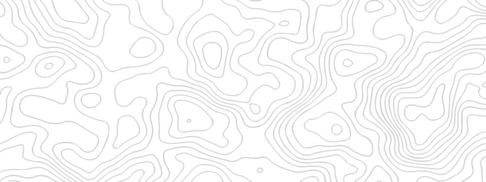 seamless space white and black location wave outline topography map diagram. paper counter map. vector hiking landscape geometric grid topo map texture background.